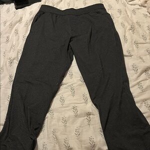 lululemon athletica Black and Charcoal Athletic Leggings